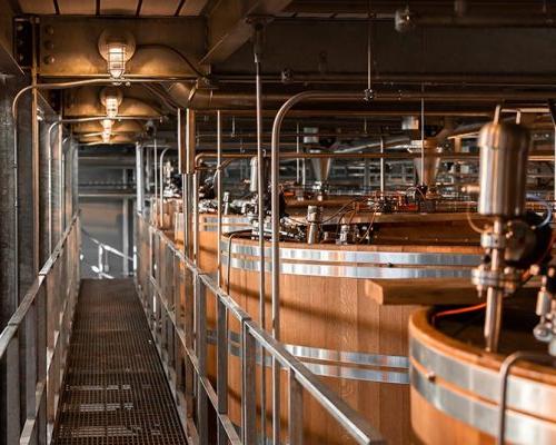 Wooden mixing vats